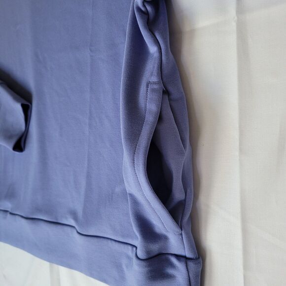 Under Armour Rival Terry Crew Sweatshirt Women’s M Purple Loose Fit NWT - Picture 8 of 10